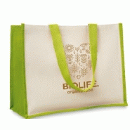 Sac de courses en toile de jutemo8967-03 Sac de courses en toile de jutemo8967-03
