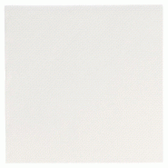 Serviette cocktail ouate double point 2 plis 20X20 cm blanc - par 100