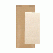 Serviette recyclée écru double point 40x32cm emballée sachet 11x25cm par 300