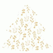 Serviettes forme sapin leafy or fond blanc (144 unités) MESA BELLA - doré papier 3701168945482 Serviettes forme sapin leafy or fond blanc (144 unités) MESA BELLA - doré papier 3701168945482