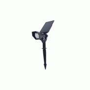 Spot piquet solaire  ? D?Tecteur  cr?Pusculaire - 150 lumens - blanc chaud en thermoplastique abs - BF LIGHT