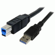 StarTech Cble USB 3.0 SuperSpeed 3 m - A vers B Mle /