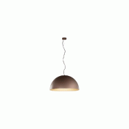Suspension en métal 10S48563, finition marron métallisé et or mat, 3 ampoules E27 60 W max, design moderne, hauteur réglable - Perenz - multicolor