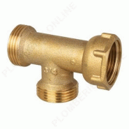 Té laiton écrou latéral 3/4 MM
