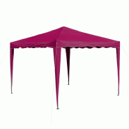 Tonnelle pliante / pavillon pliable 3x3 m couleur bordeaux* Tonnelle pliante / pavillon pliable 3x3 m couleur bordeaux*