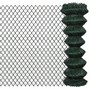 Vidaxl clôture à mailles losangées acier 1,25x15 m vert 140345 Vidaxl clôture à mailles losangées acier 1,25x15 m vert 140345