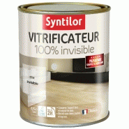 Vitrificateur parquet 100% invisible syntilor, incolore mat, 0.75 l