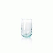 Bazar Bizar Verre à boire en verre recyclé 6x6x11 cm naturel - Lot de 12 - beige verre BACG001-MTR12