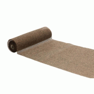 Chemin de table jute rustic beige et marron 28cm x 5m