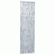 Décoshop26 - Rideau contre insectes moustiquaire Blanc et gris 56x185 cm Chenille DEC022181 - blanc 3001318469609 Décoshop26 - Rideau contre insectes moustiquaire Blanc et gris 56x185 cm Chenille DEC022181 - blanc 3001318469609