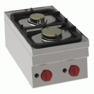 EURAST - Réchaud a gaz 2 feux sur table - 350x600x280 mm - 6,6 Kw - 33100311 - inox 33100311 EURAST - Réchaud a gaz 2 feux sur table - 350x600x280 mm - 6,6 Kw - 33100311 - inox 33100311