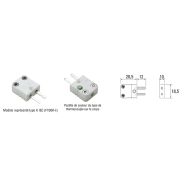 F100 - connecteur pour thermocouple - tc s.A. - céramique 650°c max.