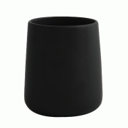 MSV Maone Gobelet Porte-Brosses à Dents en Céramique couleur Noir - noir céramique 143260