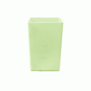PLAST'UP ROTOMOULAGE Pot de fleur carré suerte 109l - VERTAMANDE - vert plastique 0637962081831