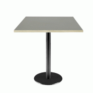 RestooTab - Table Rome 70x70cm verde comodoro fenix chants couleur bois - vert Bois manufacturé TB-ROM-7070M-VER.CO-BOI
