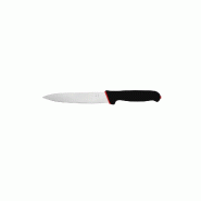 Schneider - Couteau à prise en S, Poignée : noir, rouge, 100 mm - noir acier 267040