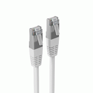 Shiverpeaks Cable patch BASIC-S, cat. 6, S/FTP, 3 m, blanc - blanc 4017538015860