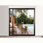 Baie Vitrée Coulissante Galandage Aluminium 1 Vantail PROFILS SYSTÈMES vers la droite Monorail avec Volet Roulant Intérieur Référence: Gal Alu 1 vtl sens droit + VRI Baie Vitrée Coulissante Galandage Aluminium 1 Vantail PROFILS SYSTÈMES vers la droite Monorail avec Volet Roulant Intérieur Référence: Gal Alu 1 vtl sens droit + VRI