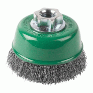 Brosse coupe circulaire inox ondulé Milwaukee M14 Ø65 mm - 4932501751