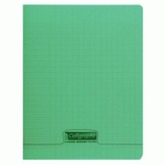 Calligraphe Lot de 10 Cahier Ligne 8000 17x22, 60p./30 feuilles 90 g/m² piquées, couv. PP verte, Séyès - 3210330181158