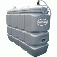 Cuve stockage fuel 2 000 litres en PEHD pré-équipée - RENSON - 159133