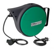 Enrouleur électrique à rappel automatique à ressort - câble H07RN-F 3G1,5 mm² - 22m - P421 Enrouleur électrique à rappel automatique à ressort - câble H07RN-F 3G1,5 mm² - 22m - P421