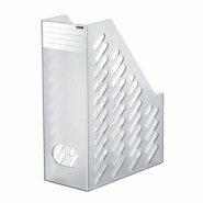 HAN Lot de 2 Porte-revues BRILLANT XXL A4/C4, dos de 115, en PS, coloris gris translucide - 4012473164024