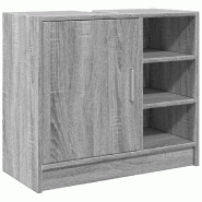 Helloshop26 - Armoire sous évier avec rangement ouvert 63 x 29 x 55 cm moderne salle de bain en bois d'ingénierie gris 02_0049552 - vert Bois massif