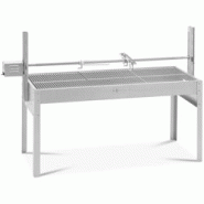 Helloshop26 - Barbecue tourne broche motorisé 40 kg longueur de la broche : 127 cm acier inoxydable acier argenté 14_0008407 - 3000221092294 Helloshop26 - Barbecue tourne broche motorisé 40 kg longueur de la broche : 127 cm acier inoxydable acier argenté 14_0008407 - 3000221092294
