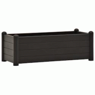 Helloshop26 - Jardinière lit surélevé plantes fleurs jardin PP anthracite 100 x 43 x 35 cm 02_0001222 - 3000075921535 Helloshop26 - Jardinière lit surélevé plantes fleurs jardin PP anthracite 100 x 43 x 35 cm 02_0001222 - 3000075921535