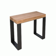 Itamoby Console Extensible 90X40/290 Cm Tecno Dyed Fir Structure Anthracite - marron VE090COTEC010-AT-AN