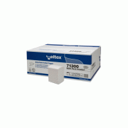 Papier toilette enchevetre 9000f 2plis laize 11cm pure ouate blanc ecolabel celtex (71125n)- carton de 9000f