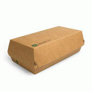 Papstar 25 boîtes à baguettes, carton pur 7,5 cm x 10,7 cm x 22 cm brun 100% Fair grand - marron multi-matériau 87249