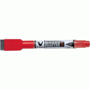 Pilot 512551 Marqueur pour tableau blanc V BOARD MASTER S, avec éponge - rouge 4902505512551