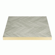 Plateau de table carré pré-percé Bolero Chevron 700mm - FU512