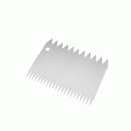 Racloir à pâte ou à décor Schneider, rectangulaire, 110 x 75 mm - inox 154842_0