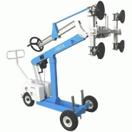 Robot de pose de vitrage - manipulation et installation de vitrages lourds avec ventouses puissantes
