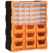 Vidaxl organisateur multi-tiroirs avec 39 tiroirs 38x16x47 cm 149603