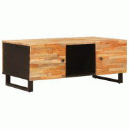 VidaXL Table basse Marron 100 x 54 x 40 cm Bois de mangue massif Modèle Sirius Moderne Plus - 4018308