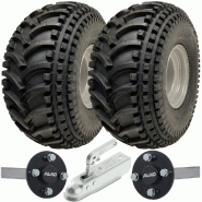 22x11.00-8 Open Centre P308 ATV Trailer Kit Wheels ALKO Axles SPP Hitch 310kgs 22x11.00-8 Open Centre P308 ATV Trailer Kit Wheels ALKO Axles SPP Hitch 310kgs