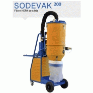 Aspirateur de chantier - ponçage transport facile sodevak 200