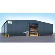 Bâtiment démontable avec charpente et bardage acier pour zone d'expédition - Neivacier Bâtiment démontable avec charpente et bardage acier pour zone d'expédition - Neivacier