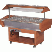 Buffet bain-marie central chauffant 30/+90°c cuve 6 gn 1/1-150 port... - PB2206BA Buffet bain-marie central chauffant 30/+90°c cuve 6 gn 1/1-150 port... - PB2206BA