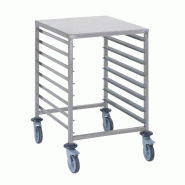 Chariot à glissières avec tablette GN2/1 8 niveaux | Tournus - CG221