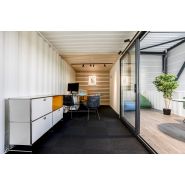 Container aménagé bureaux / open space / salle de réunion / point de vente