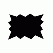 Étiquettes éclatées en PVC noir 75/100° - 7x5cm - paquet de 50, réutilisables et effaçables