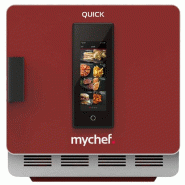 Four à cuisson rapide avec clavier tactile et écran led.Rouge - 400x630x410 mm - 3600 W 230/1V - QT11FR0D Mychef - rouge inox QT11FR0D