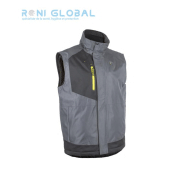 Gilet de travail anthracite imperméable anti-froid - Polyester enduit PVC - 5 poches - AZUKI COVERGUARD_0
