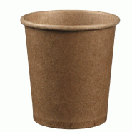 Gobelet boissons chaudes carton laminé naturel 12cl - par 2000
