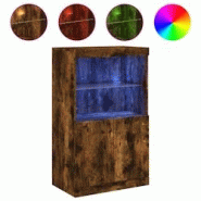 Helloshop26 - Buffet bahut commode armoire meuble de rangement organisateur cuisine salle de séjour salon avec lumières LED 60,5 x 02_0029888 - 3000 Helloshop26 - Buffet bahut commode armoire meuble de rangement organisateur cuisine salle de séjour salon avec lumières LED 60,5 x 02_0029888 - 3000